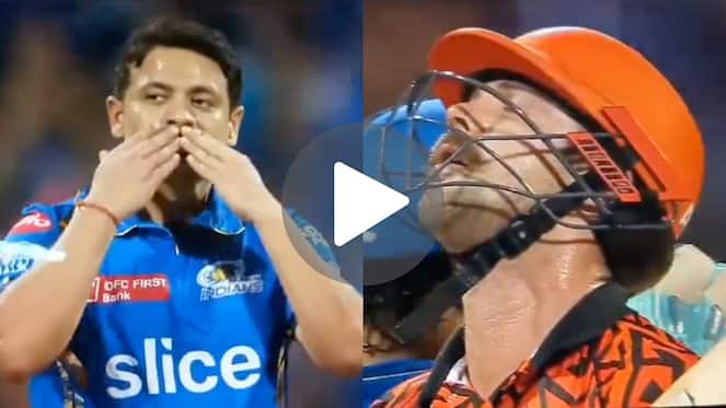 [Watch] Chawla's 'Flying Kiss Celebration' Annoys Travis Head As He Traps Him With A Beauty